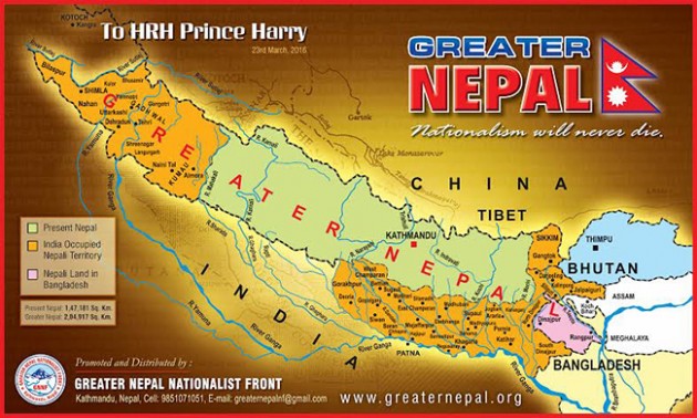 Greater-Nepal-Map-to-Prince-Harry-by